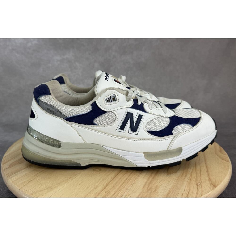 New Balance 992 Made in USA White Navy Men’s Size 10.5 M992EC